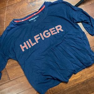 Tommy hillier cropped long sleeve shirt